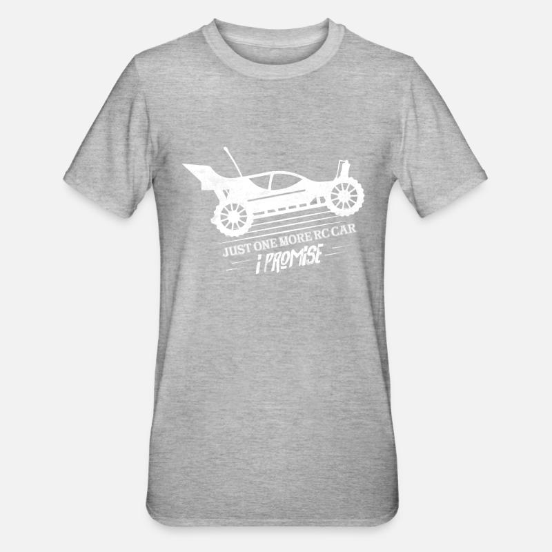 Juste une voiture RC de plus que je promets Modèle de voiture Télécommande C - T-shirt polycoton Unisexe - gris chiné