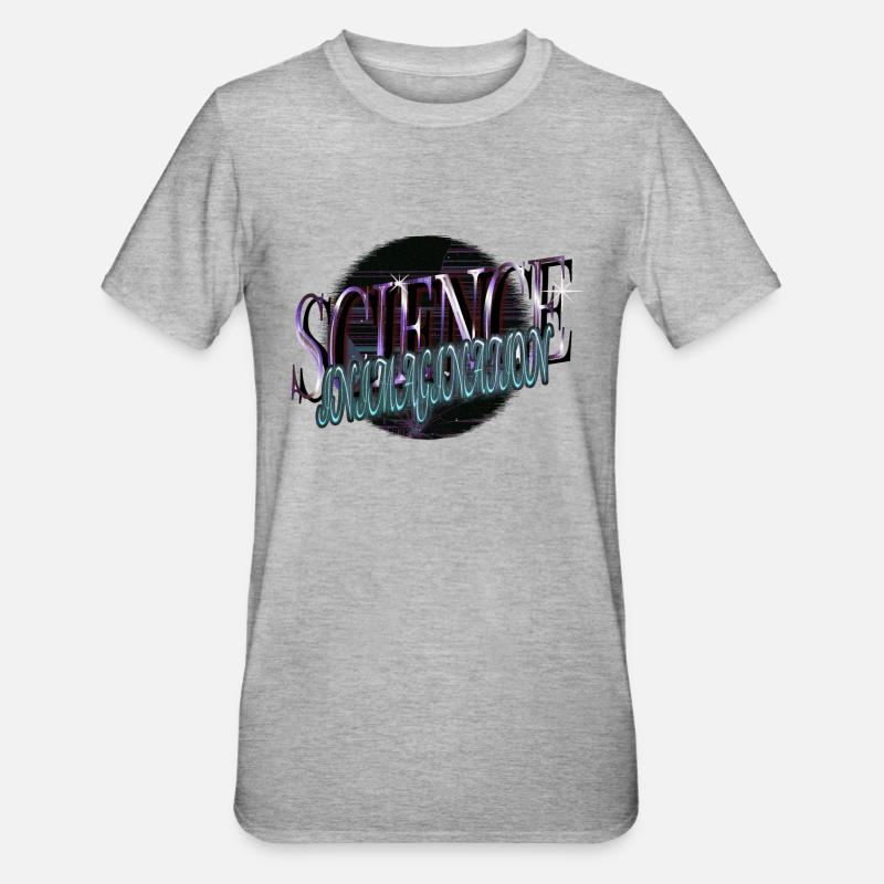 Expression créative Imagination Exploration - T-shirt polycoton Unisexe - gris chiné