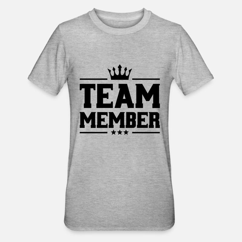 Membre de l’équipe Krone - T-shirt polycoton Unisexe - gris chiné