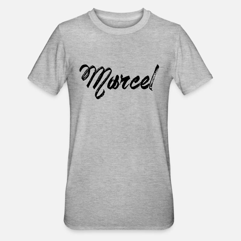 Marcel - T-shirt polycoton Unisexe - gris chiné