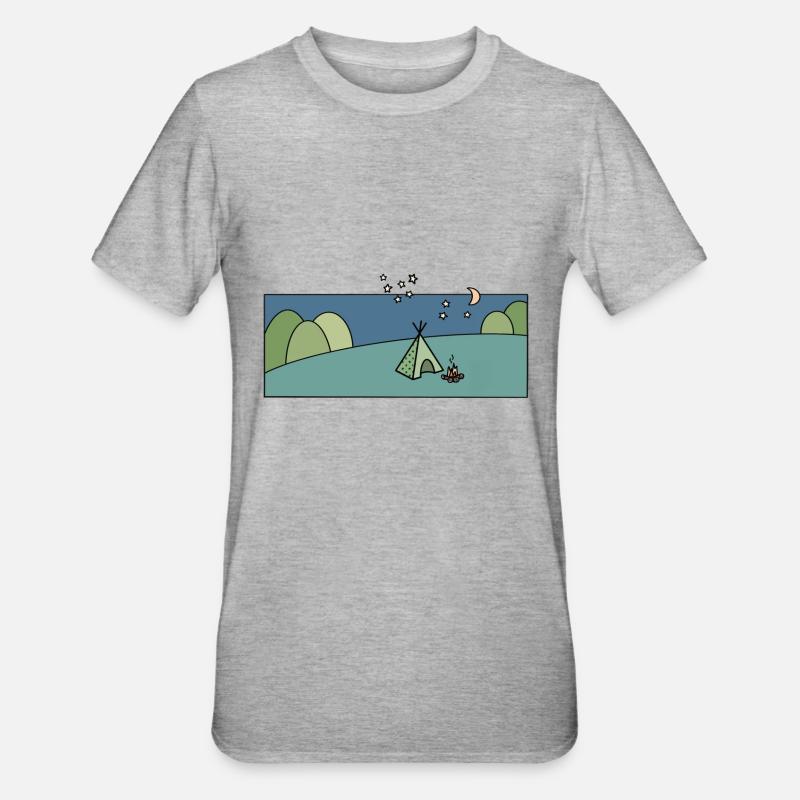 Constellation Leo - Unisex Polycotton T-Shirt - heather grey