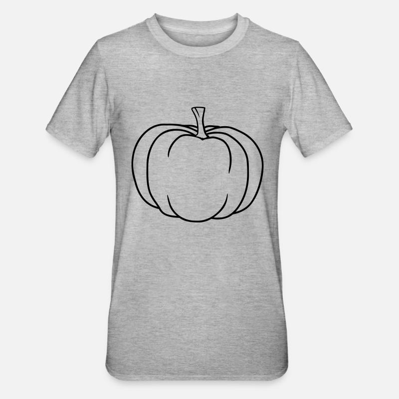 Great Pumpkin Comic Halloween - Unisex Polycotton T-Shirt - heather grey