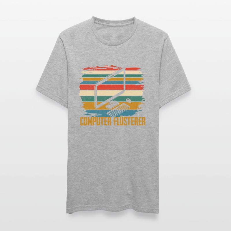 Computer Flüsterer IT Programmierer Unisex Polycotton T-Shirt