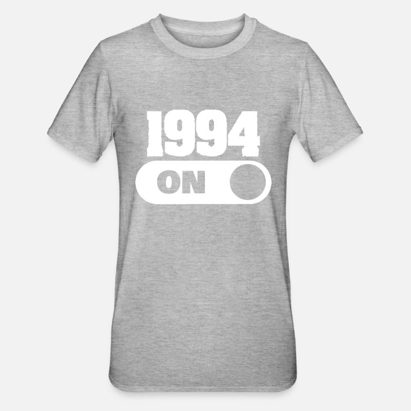 Année 1994 - T-shirt polycoton Unisexe - gris chiné