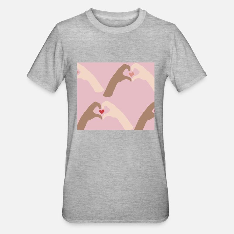 Ensemble - T-shirt polycoton Unisexe - gris chiné