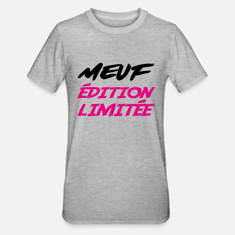 MEUF édition limitée - T-shirt polycoton Unisexe - gris chiné