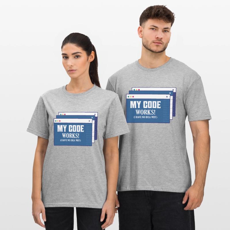 My Code Works! I Have No Idea Why Coding Software Unisex Polycotton T-Shirt
