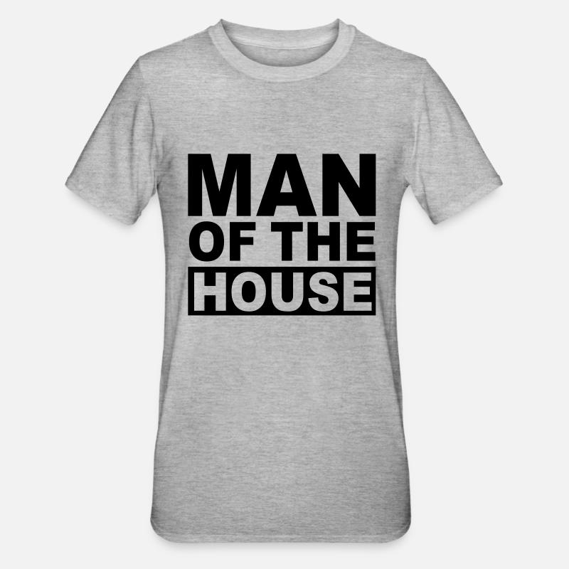 HOMME DE LA MAISON - T-shirt polycoton Unisexe - gris chiné