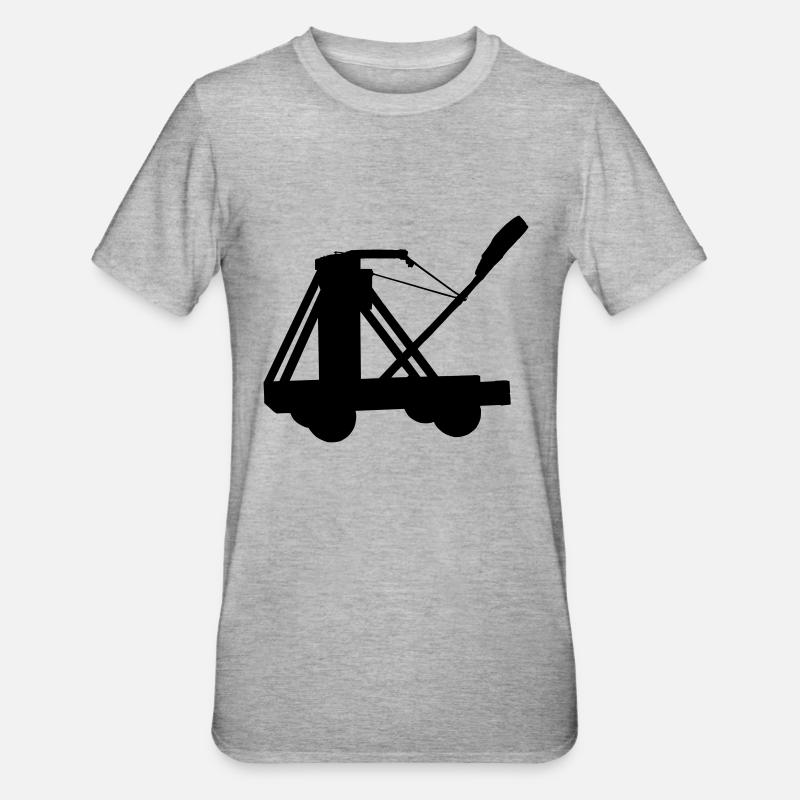 Catapulte - T-shirt polycoton Unisexe - gris chiné