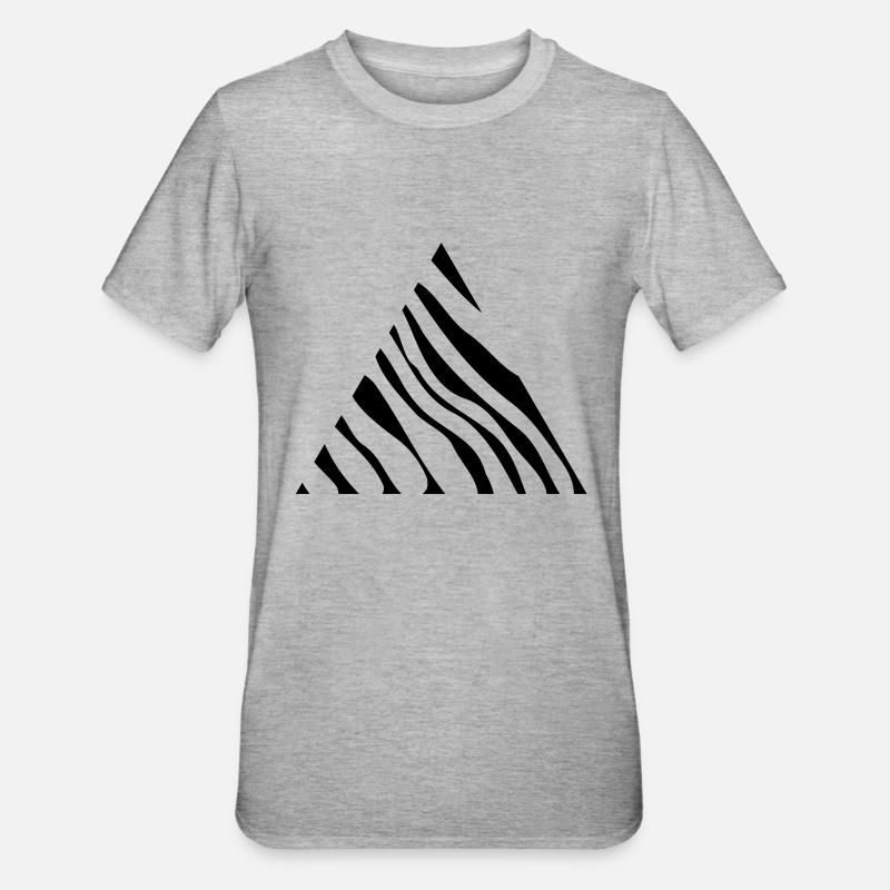 Triangle - Unisex Polycotton T-Shirt - Grau meliert