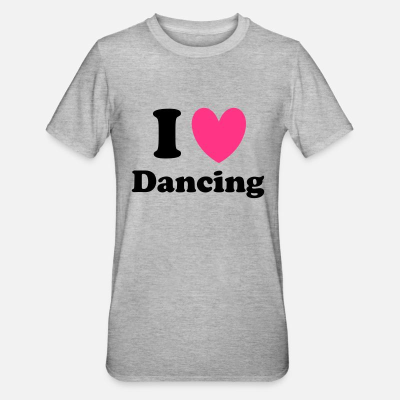 Dancing - T-shirt polycoton Unisexe - gris chiné