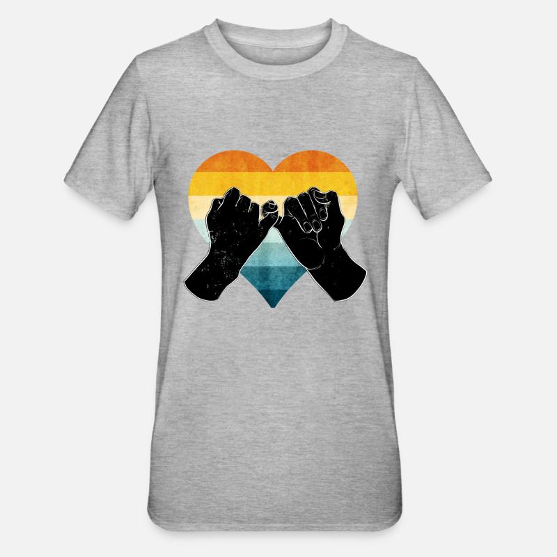 Relation amicale - T-shirt polycoton Unisexe - gris chiné