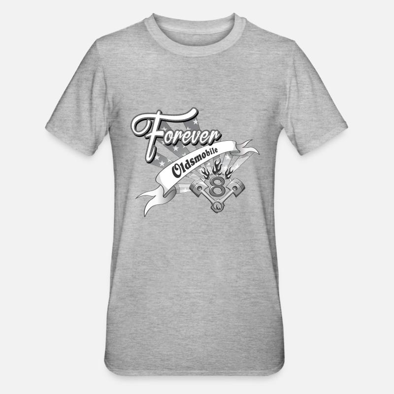 Forever V8 - T-shirt polycoton Unisexe - gris chiné