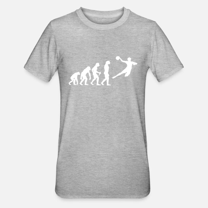 Evolution Handball Kinder - Unisex Polycotton T-Shirt - Grau meliert