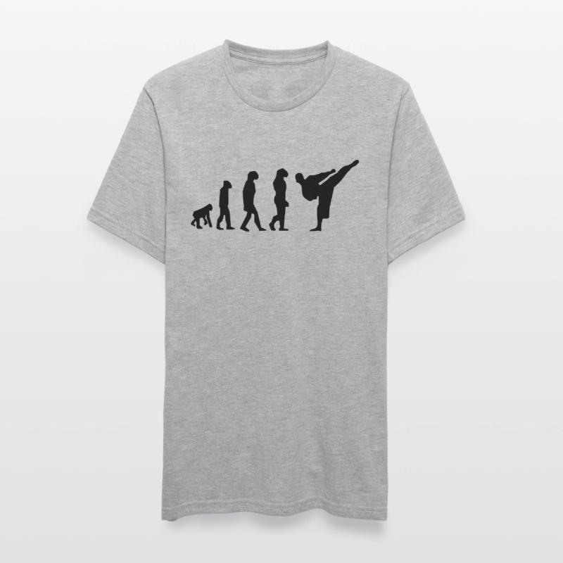 évolution karaté T-shirt polycoton Unisexe