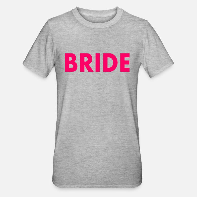 Bride - T-shirt polycoton Unisexe - gris chiné