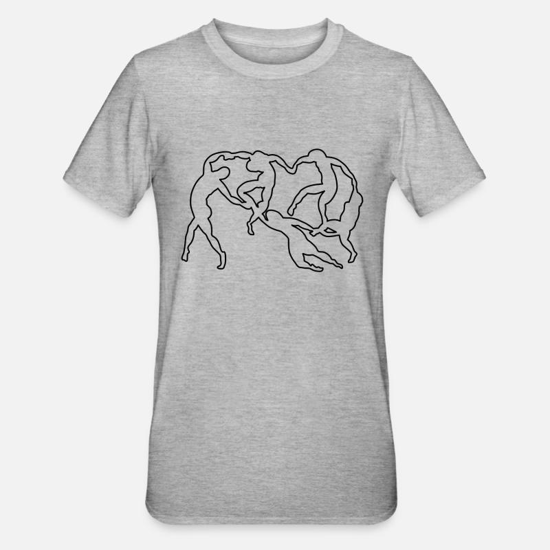 danser - T-shirt polycoton Unisexe - gris chiné