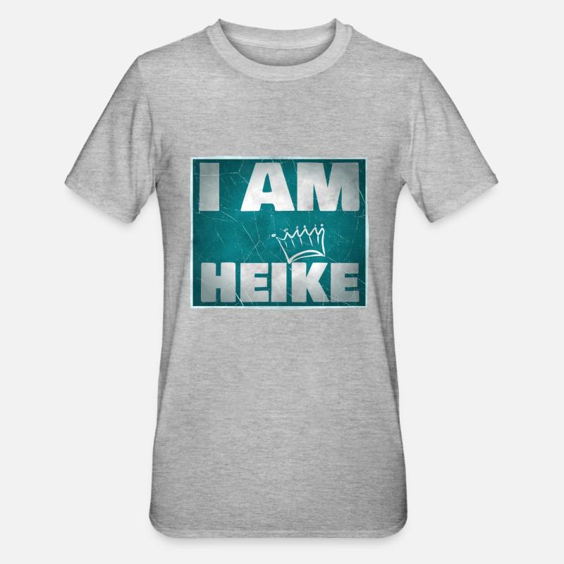 Heike - T-shirt polycoton Unisexe - gris chiné
