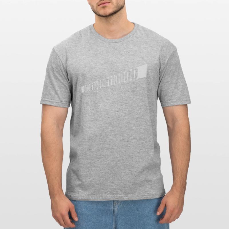 Langage de programme de code binaire T-shirt polycoton Unisexe