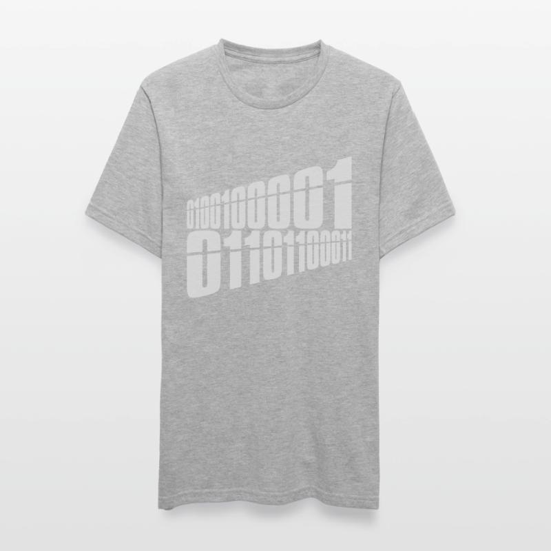 Langage de programme de code binaire T-shirt polycoton Unisexe