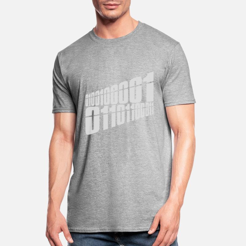Langage de programme de code binaire T-shirt polycoton Unisexe