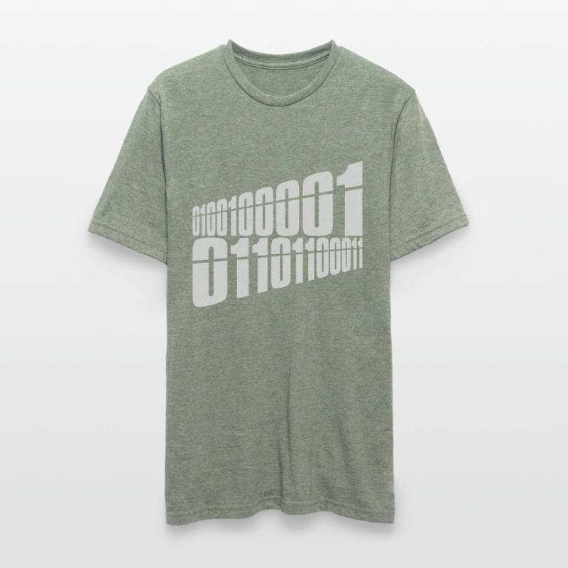 Binär Code Programm Sprache Unisex Polycotton T-Shirt