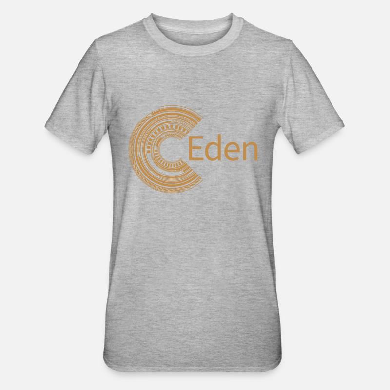Pour Eden - T-shirt polycoton Unisexe - gris chiné