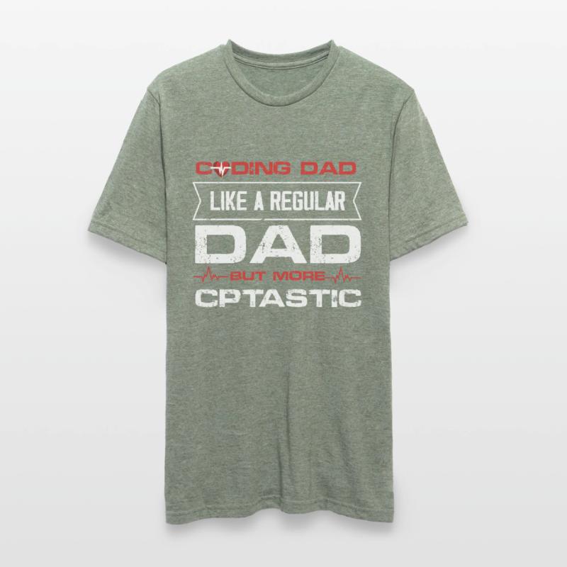 Coding Dad like a regular dad but CPTastic Unisex Polycotton T-Shirt
