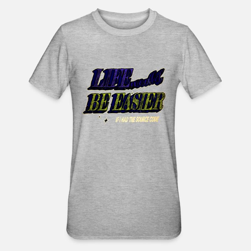 profession computer science - Unisex Polycotton T-Shirt - Grau meliert