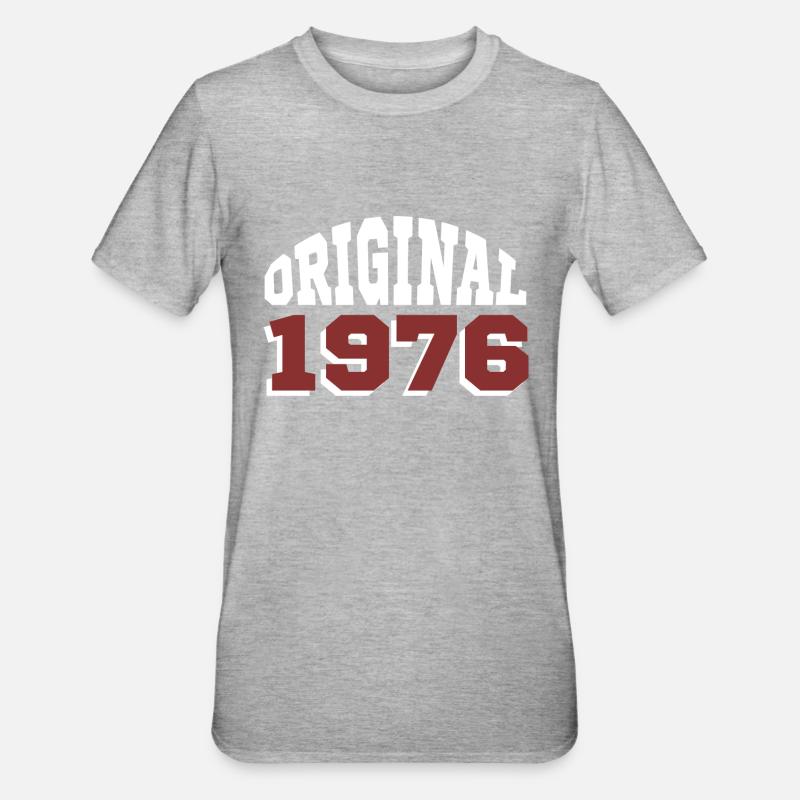 Original 1976 - T-shirt polycoton Unisexe - gris chiné