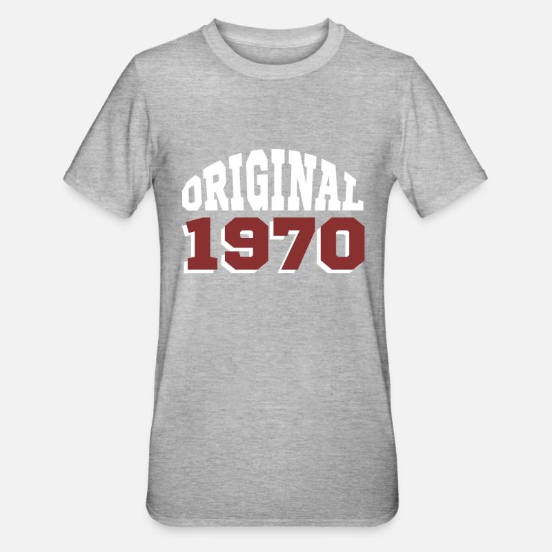 Original 1970 - T-shirt polycoton Unisexe - gris chiné