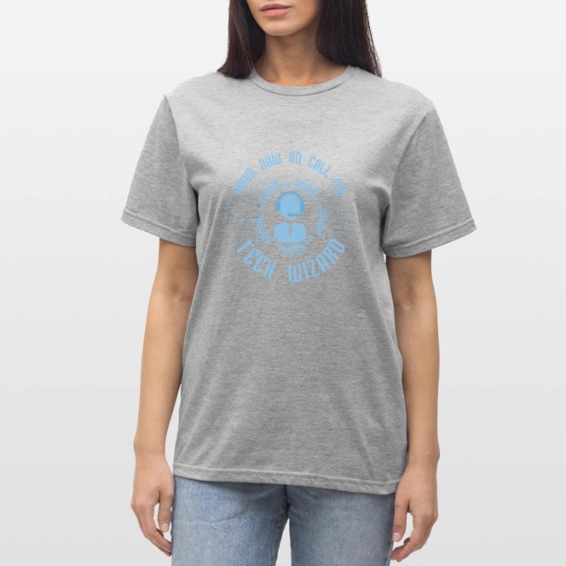 From Now On Call Me Tech Wizard Computer Tech Supp Unisex Polycotton T-Shirt