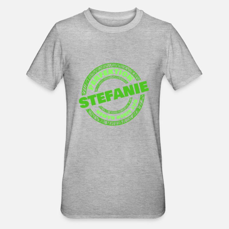 Stefanie Stefanie - T-shirt polycoton Unisexe - gris chiné