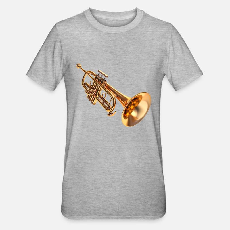 L’utilisation de la trompette - T-shirt polycoton Unisexe - gris chiné