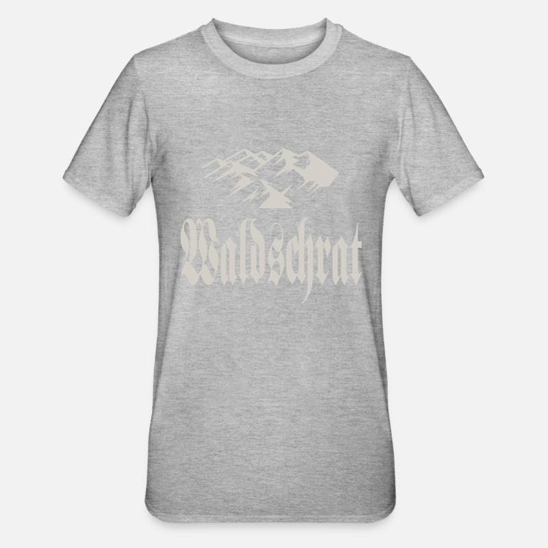 Waldschrat - Unisex Polycotton T-Shirt - heather grey