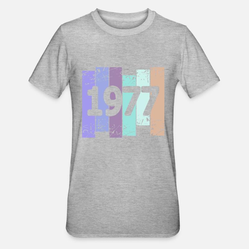 Oldtimer 1977 - T-shirt polycoton Unisexe - gris chiné