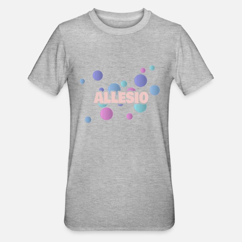 Allesio - T-shirt polycoton Unisexe - gris chiné