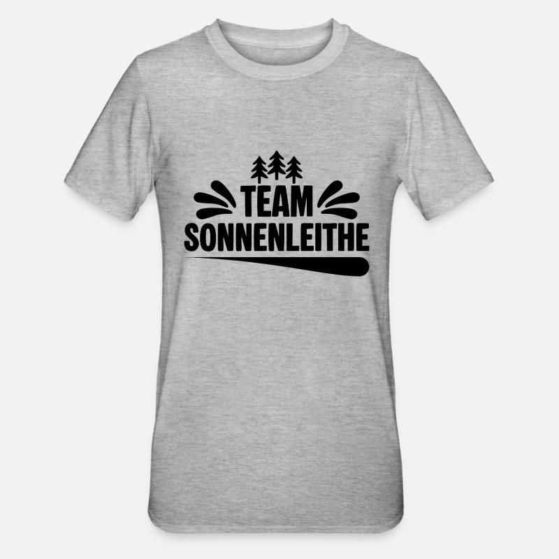 Team Schwarzenberg Sonnenleithe - Unisex Polycotton T-Shirt - Grau meliert