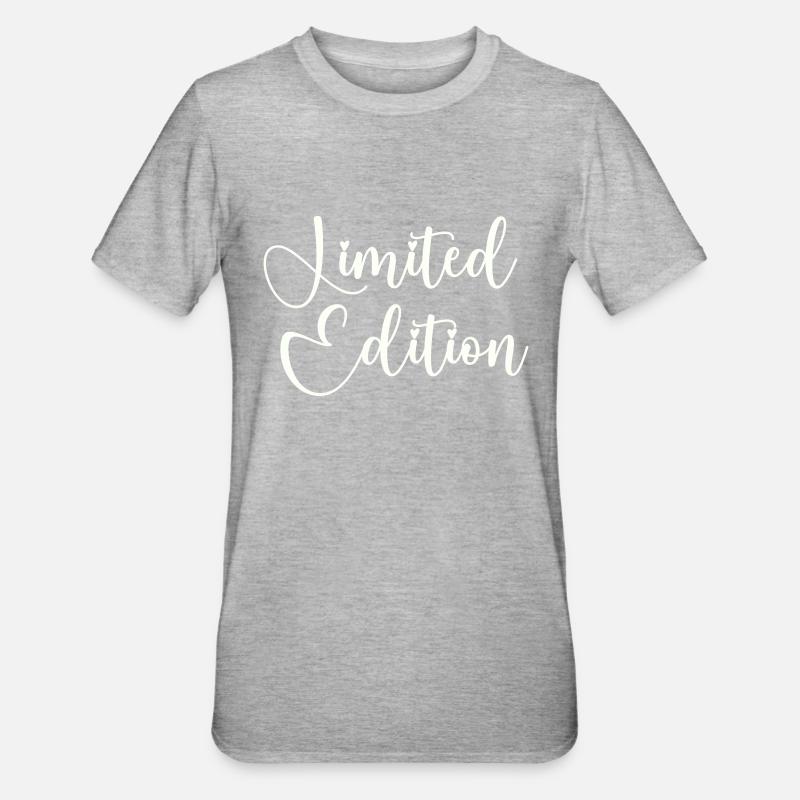 Édition limitée 1 - T-shirt polycoton Unisexe - gris chiné