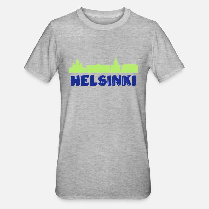 Helsinki - Unisex polypuuvilla-t-paita - harmaasävyinen