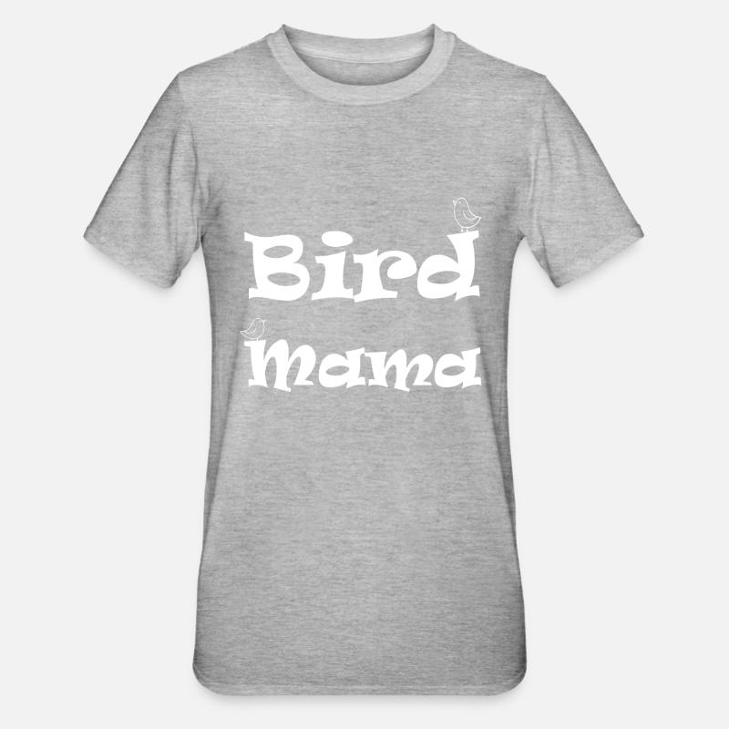 Per perruche Budgie Vogel - T-shirt polycoton Unisexe - gris chiné