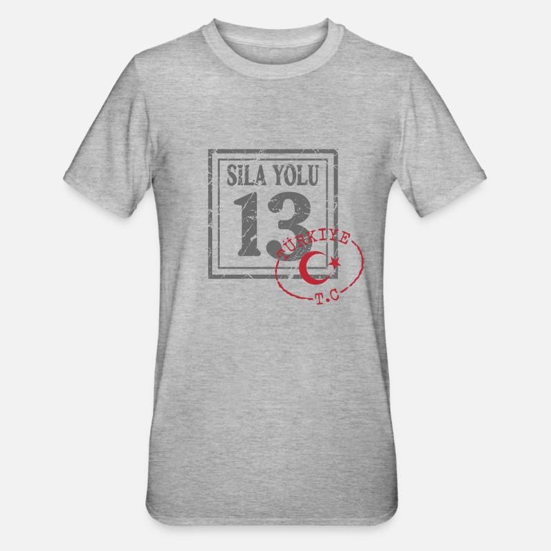 Bitlis - T-shirt polycoton Unisexe - gris chiné