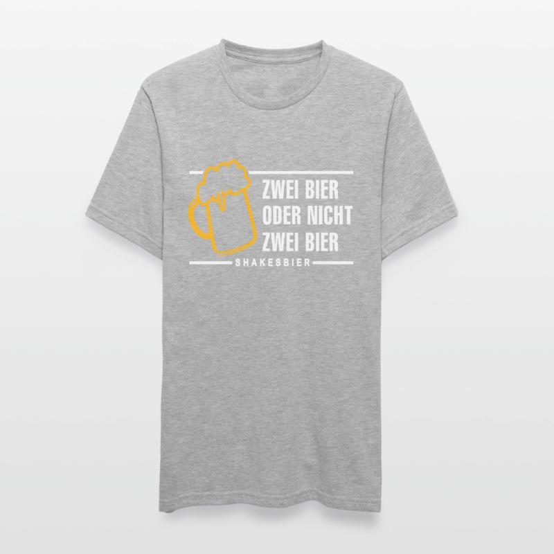 Zwei Bier oder nicht zwei Bier Shakesbier Unisex Polycotton T-Shirt