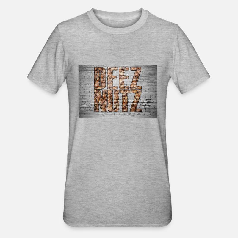 Deez Nutz Graffiti - T-shirt polycoton Unisexe - gris chiné