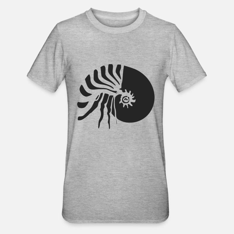 Herr Nautilus - Unisex Polycotton T-Shirt - Grau meliert