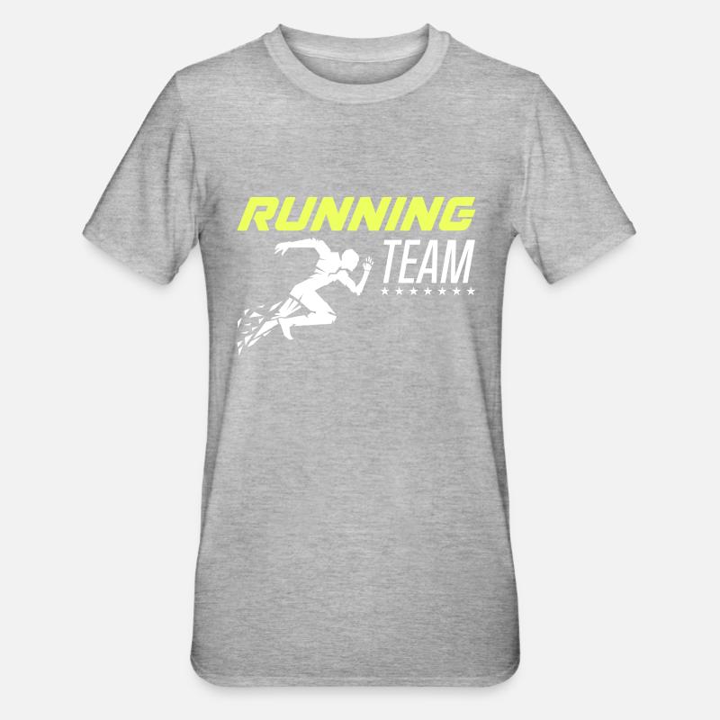 Équipe de course 1 - T-shirt polycoton Unisexe - gris chiné