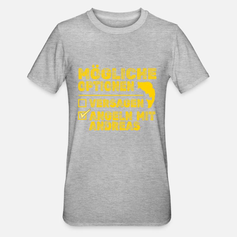 Andreas dans le rôle d’Andreas - T-shirt polycoton Unisexe - gris chiné