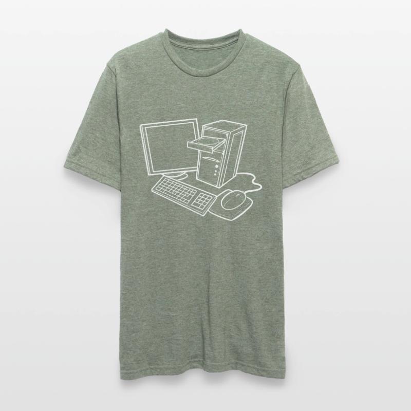 Computer Set Computer Technician Gift Unisex Polycotton T-Shirt