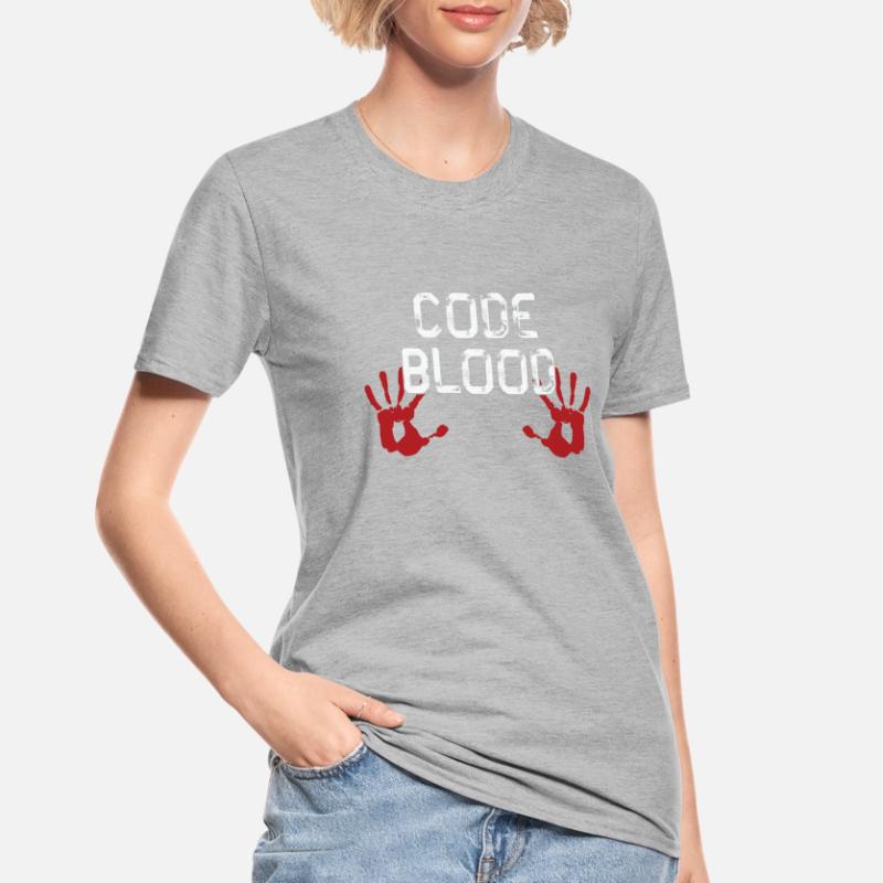 Code Blood ProgramHands T-shirt polycoton Unisexe