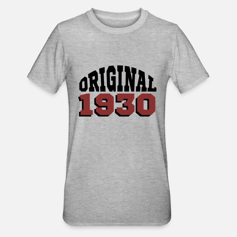 Original 1930 - T-shirt polycoton Unisexe - gris chiné